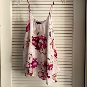 Metaphor flowy floral tank top size S
